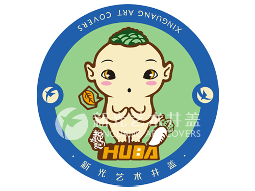 No.074胡巴图案艺术井盖