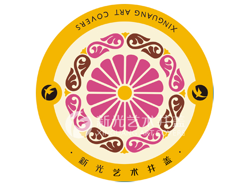 No.092时尚元素纹样图案艺术井盖（三）
