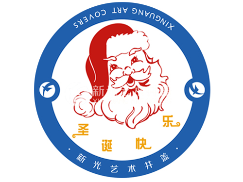 位于前列09圣诞篇图案艺术井盖（一）